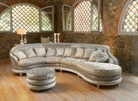 Airone modular, Sofa im klassischen Stil, gepolstert getuftet